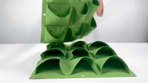 [Local warehouse] 72-hole wall-mounted planting bag Hanging vertical bag planting bag Wall-mounted garden planting bag Hanging outdoor indoor flower planting container pot