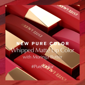 Estee Lauder Pure Color Whipped Matte Lip Color with Moringa Butter | Liquid Lipstick 12H Wear Soft Velvet Matte Finish