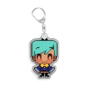Bandai | For Hatsune Miku Megpoid Usada Pekora Acrylic Selfmade Keychain Cute Backpack Pendant Key Chain Game Fans Gift Ornaments 5cm