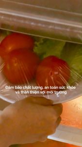 Lõi Màng Bọc Thực Phẩm PE Kháng Khuẩn 38CMx450M SATIS Phủ Nano Bạc An Toàn Cho Sức Khỏe Dùng Được Cho Lò Vi Sóng