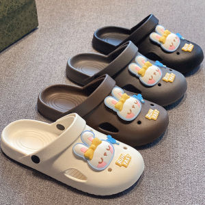 Comfortable Flat Bottom Clog Shoes for Women Outdoor Summer Slippers Anti-Slip Trendy Slip-On EVA Low Top Flat Heel Sandals