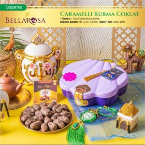 Bellarosa PAKET CARAMELLI KURMA COKLAT 2025 Parsel Lebaran Hampers Idul Fitri