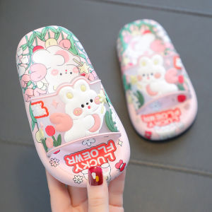 Princess Style Childrens Slippers Ultra Soft Non-Slip Girls Home Indoor Sandals Summer New Arrival Comfortable Cotton Slippers