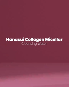 HANASUI Collagen Micellar Cleansing Water | Waterproof Make Up Remover + Collagen Water