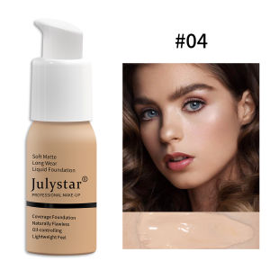 10 สี Oil-Control Foundation ครีมแต่งหน้าติดทนนานฐานคอนซีลเลอร์ Non-Caking Beauty Skincare เครื่องสําอาง