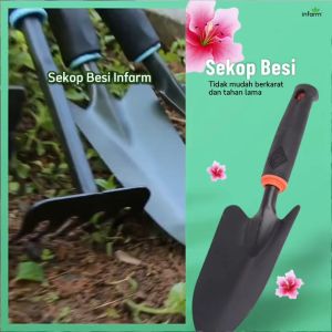 INFARM - Sekop Besi Tanah Peralatan Kebun Kualitas Premium Import