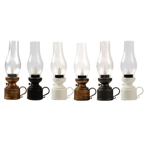 Elegant Indoor Night Light Lamp Flameless Oil Table Lamp with Soft Light for Bedroom and Living Room Decor