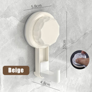 Nail-free Vacuum Hooks Powerful Suction Cup Reusable Storage Hook Heavy Duty Bathroom Kitchen Hanger Traceless Clothes Wall Hook