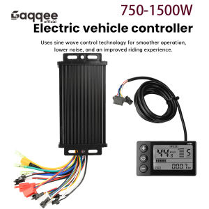 36V 48V64V 30A Black Gold Sine Wave Brushless Motor Controller 750-1500W 3 Mock Examination Driver SM Connector Electric Bicycle