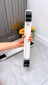 2Pcs Universal Adjustable Appliance Mobile Base Heavy Duty Telescopic Furniture Mover for Washing Machine Refrigerator