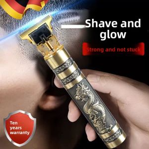 MONLEYTA | German Electric Hair Clipper Mens Oil Head Carving Home Use Shaving Tool Professional Barber Machine Self Haircut Device