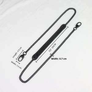 YUESIHUI | White Shoulder Strap & Crossbody Chain Accessories for Dior Three-Compartment Bag