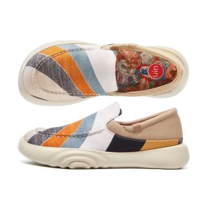 UIN Dénia 5 Womens Walking Loafers Slip On Lightweight Sneakers Art Travel Shoes