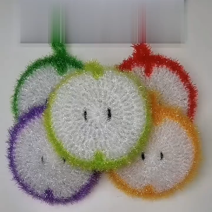 Smiley Face Dish Cloth Sponge Scrubber Towel – Korean Acrylic Dish Cloth