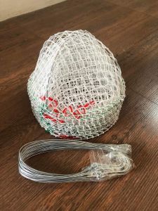 10Pcs Hanging Plant Basket with Hook High-Quality Metal Wire Planter for Garden