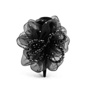 คลิปผมทรงหัวเข็มขัดดอกไม้สไตล์ฝรั่งเศส Lewis Paris เครื่องประดับผมหรูหราสำหรับผู้หญิง