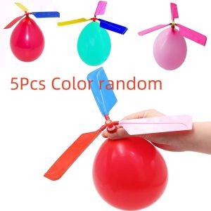 5-10PCS Balloon Aircraft Science and Technology Educational Toy Technology Handmade Diy Balloon Saucer Childrens Creative Toys
