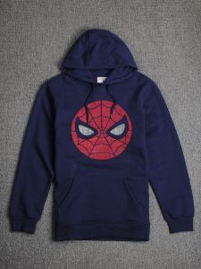 Mens Spider Stereo Print ผ้าขนแกะ Lined อุ่น Quick Dry Training ลำลอง ชุดกีฬา เสื้อฮู้ด เสื้อสเว็ตเชิ้ต ฤดูใบไม้ร่วง Season โพลีเอสเตอร์ ผ้าฝ้าย