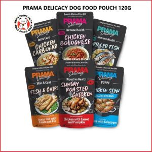Prama Delicacy function Dog Wet Food Pouch 120 g