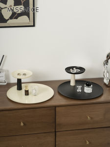 จัดระเบียบพื้นผิวโต๊ะพลาสติกสองชั้น รูปหัวใจ สำหรับจัดเก็บของในครัว เคาน์เตอร์เครื่องประดับ กล่องใส่กุญแจ ชั้นวางของสองชั้น