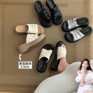 Elevating Slip-On Sandals Female Summer