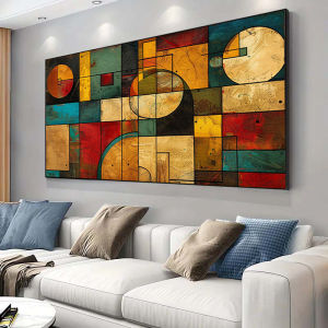 BILIBILI | Hiện Đại Trừu Tượng Canvas Art Print Unframed Deco Poster Cho Phòng Khách Phòng Ngủ Phòng Ăn Ngang Treo Tường Tác Phẩm Nghệ Thuật
