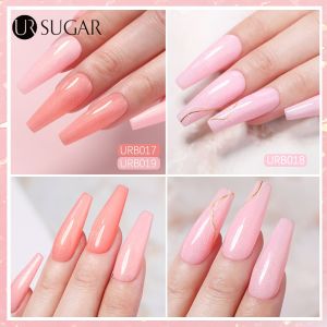 เล็บเจล หนังสีหวาน 5 ชิ้น เซ็ตเจลยูวีโพลี ลด เล็บแวว สำหรับการไม่เหมือนคลิก ใช้งานชุดเคลือบ เงา เจลยูวีพร้อมส่วนประสบการณ์