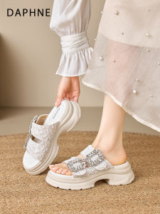Daphne | Toecap Opening Elevator Sandals Thick Sole