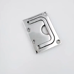 Pengait Dek Stainless Steel Handle Pintu Palka Lantai Kapal 76mm / Marine Boat Cabinet Handle