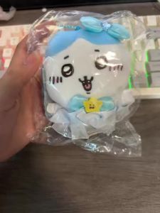 Bandai | Magic Series Cartoon Cute Hachiware Usagi Doll School Bag Decoration Small Pendant Cute Expression Plush Doll Gift for Friends