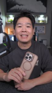 CILUPBAH Frosted Magsafe Stand Case + Pelindung Camera for 11 12 13 14 15 16 17 Air Pro Plus Pro Max