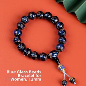 YISHUIGE | Buddhist Talisman Golden Beast Glass Ceramic Bracelet