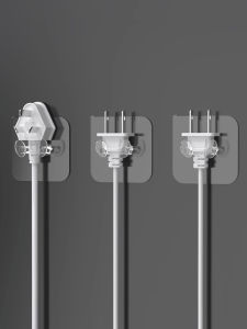 Plug Hook Kitchen Socket Holder Punch-Free Wall Power Cord Hook Strong Adhesive Sticking Load Bearing Handy Gadget
