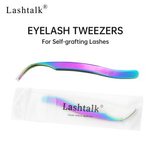 Lashtalk DIY Cluster Lashes Tweezers D-01 Volume False Eyelash Extensions Applicator Makeup Tools For Self-grafting Not Sharp Safe Dazzle