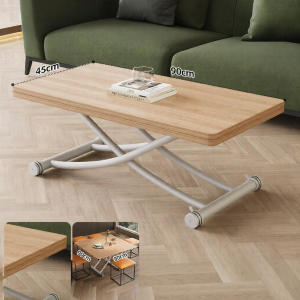OLEPA | Folding Height Adjustable Multifunctional Dining Table