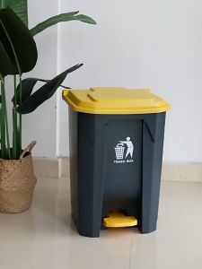 『Up to 10% off😯❗』30L 50L Pedal Trash Bin Step On Rubbish Bin with Lid Plastic Garbage Waste Bin for Home Kitchen Office Durable Dustbin with Foot Pedal 脚踏式垃圾桶