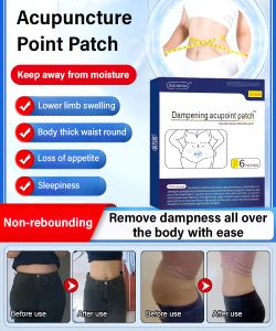[Oil Removal And Weight Loss] Detoxification And Dampness Removal Acupoint Patch Fushiba Patch Acupoint Pressure Stimulation Patch Herbal Detox Patch 排油瘦身排毒祛湿穴位贴