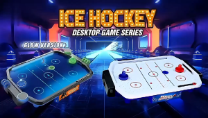 Đồ chơi thể thao mới khúc côn cầu Air Hockey cắm điện không cần pin đồ chơi vận động cho bé bộ quà tặng bé