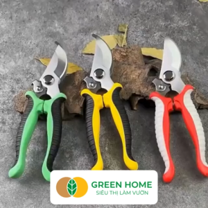 Kéo Cắt Cành GreenHome D19xR6cm Tỉa Hoa Làm Vườn Thiết Kế Tối Ưu Giảm Lực Tay Nhiều Màu Dễ Sử Dụng