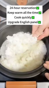 Rice cooker 5L Big Rice Cooker Multifunction Smart Screen Periuk Nasi Elektrik Non-Stick Pot Suitable For 8-10 People