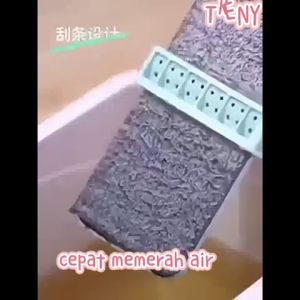 TRENY Mop Lantai 360° Rotation Flat Mop Non Hand Washing Lazy Mop Floor Cleaning Microfiber Squeeze Mop