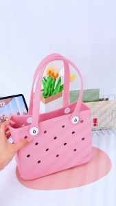 ISLAND ELEPHANT Eva Bag Tote Bag Durable Rubber Material Waterproof Eva Beach Bag