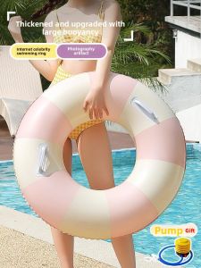 MONLEYTA | Thickened Underarm Swimming Ring For Adults And Children Anti-Tip Inflatable Life Preserver Swimming Equipment For Men Women Kids