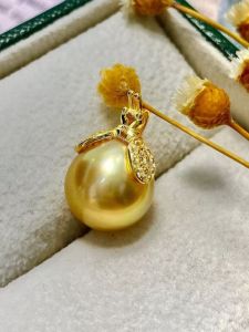 จี้เงินแท้ S925 พร้อมลูกปัดกลมขนาด 9-13 มม. อุปกรณ์ทำเครื่องประดับ DIY ชุบทองสีทองและเงิน จี้รูปผึ้ง จี้รูปผีเสื้อ