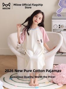 MiiOW | Summer New Cotton Short-sleeve Girls Nightgown