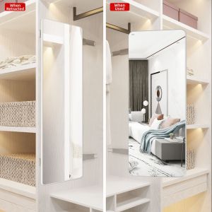 MOLORE | Extendable Rotating Sliding Closet Mirror