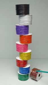 ลวดมัดอเนกประสงค์ เบอร์ 24 ยาว 80 เมตร สีขาว | แกนลวด 0.9 มม. หุ้มพลาสติก | ลวดมัดกล้วยไม้ ลวดค้ำบอนสี (1 ม้วน)