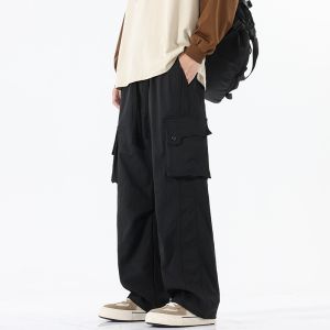 WUKONGYOUHUO | Quần Cargo Vintage Rộng