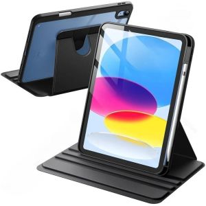 For New IPad A16 11th/10th Gen 9/8/7th 10.2 Pro 12.9 " Air 11 13 M3 M2 M4 2025 Mini 7 6 5 4 with Pen Holder Rotating Tablet Case
