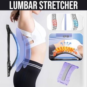 Magnetic Therapy Acupuncture Massage Lumbar Stretcher Neck Lumbar Support Massager Cervical Pain Relief Spine Alignment